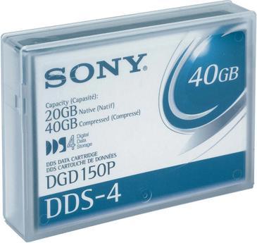 Actual product image Sony DDS-4 Cartridge, 20/40GB (DDS-4, 40 GB)