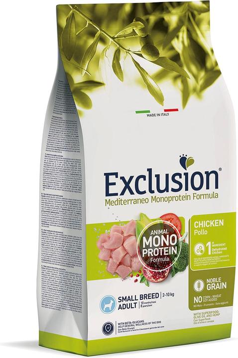 Image du produit Exclusion Chien Adulte Petit Poulet 500g (Adulte, 1 pcs, 500 g)