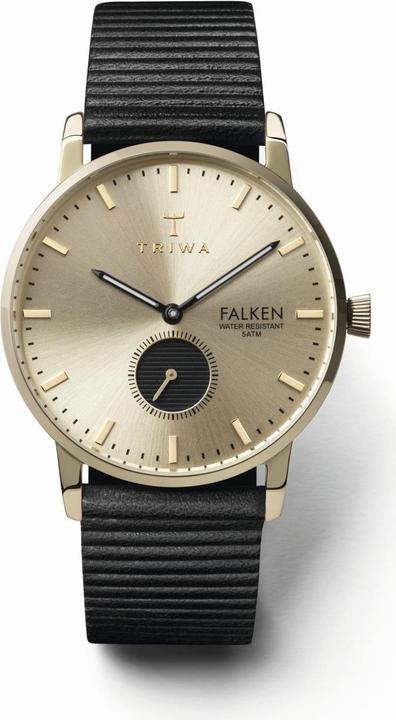 Triwa Ray Falken Nero a righe classico (Orologio da polso analogico, 38 mm)