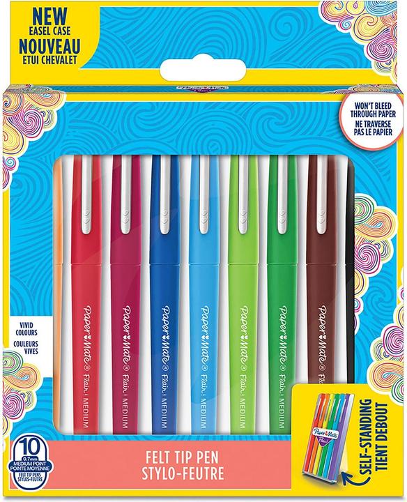 Produktbild Paper Mate Faserschreiber Flair 10er Easel M (Mehrfarbig, 10 x)