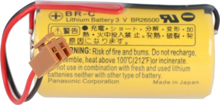 Produktbild AccuCell Batterie BR-CCF1TH CNC, BR-C mit Kabel und Stecker, GE FANUC CNC 16i, 18 (1 Stk., Gerätespezifisch, 5000 mAh)