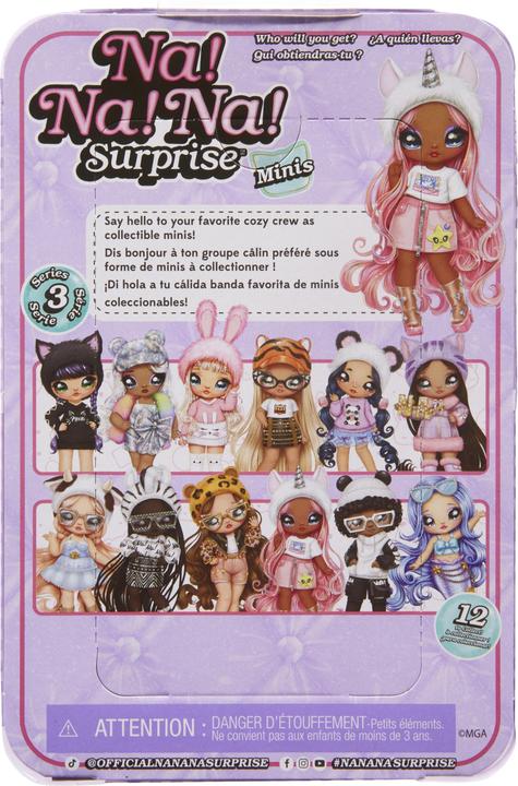 Actual product image MGA Na! Na! Na! Surprise Minis Assortment Series 3 in PDQ