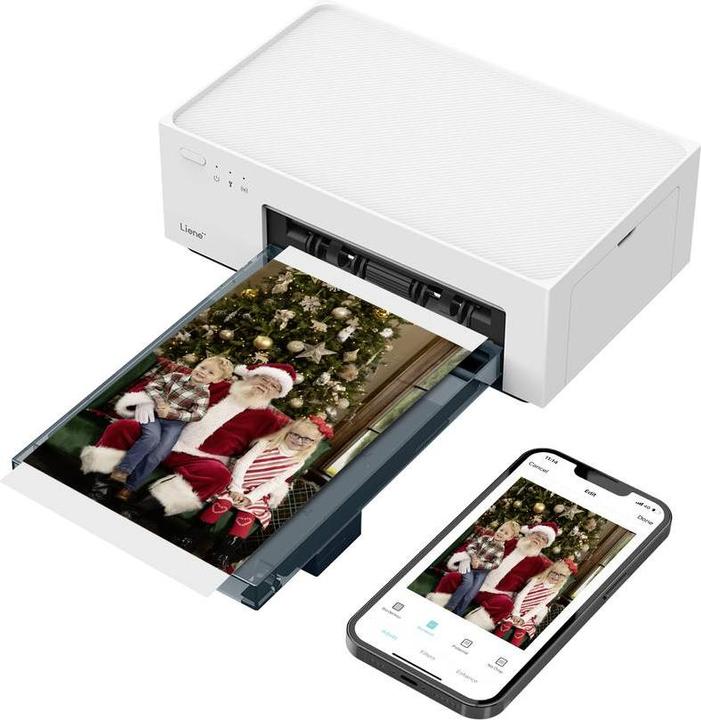 Actual product image Liene Amber M200 photo printer Print resolution: 300 x 300 dpi Paper size (max.): 100 x 148mm (Colour)