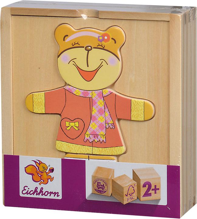 Produktbild Eichhorn Houten Puzzel Beer, 20st. (18 Teile)