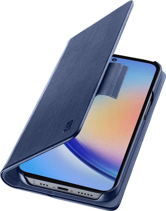 Actual product image Cellularline Book Case for Samsung A35 5G Blue (Samsung Galaxy A35)