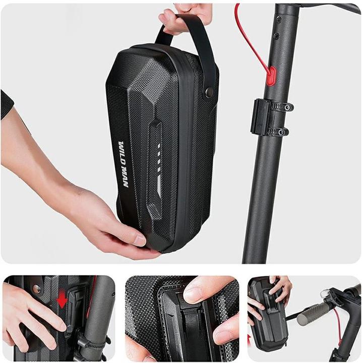 Actual product image Wildman Etui/uchwyt na hulajnogę GD9X PLUS sakwa na ramę czarna/black
