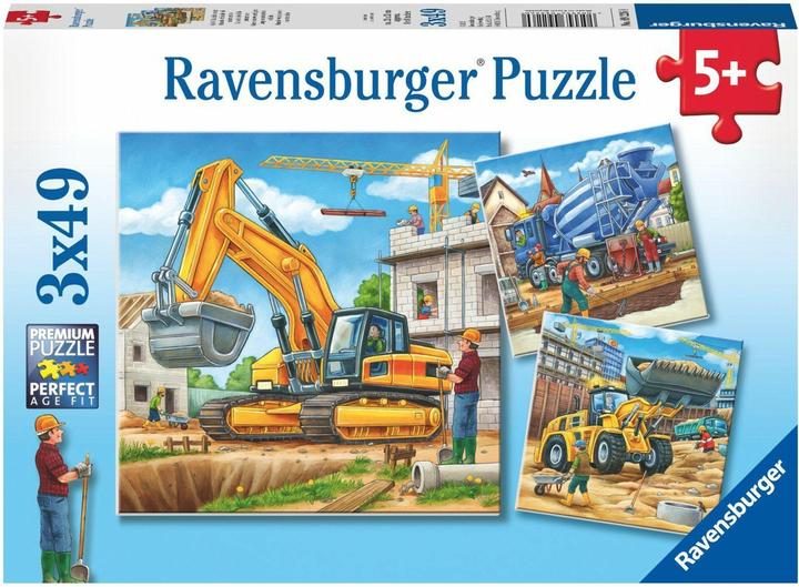 Produktbild Ravensburger Grosse Baufahrzeuge (49 Teile)