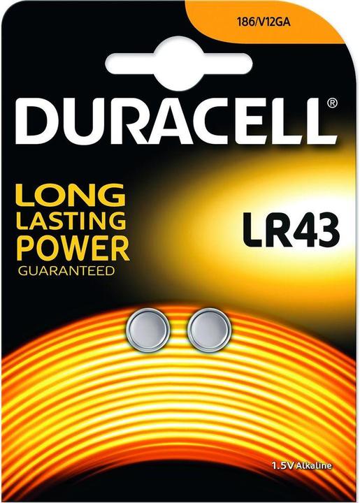 Image du produit Duracell Electronique (2 pcs, LR43, 170 mAh)