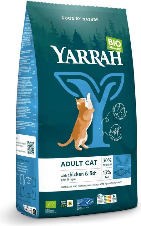 Image du produit Yarrah Nourriture sèche BIO poisson & poulet (Adulte, Senior, 1 pcs, 2400 g)