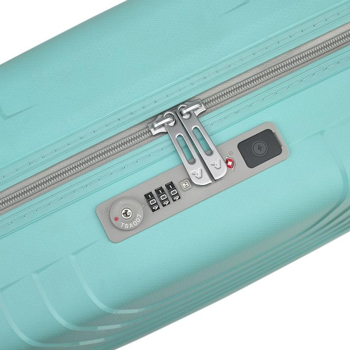 Actual product image Roncato Ypsilon 2.0 - Hand Luggage Trolley with USB Water Green (40 l, Hand luggage (up to 50 litres))