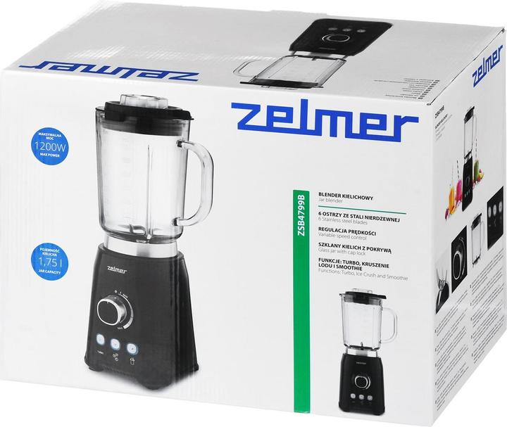 Actual product image Zelmer ZSB4799B czarny (EU plug, 1200 W)