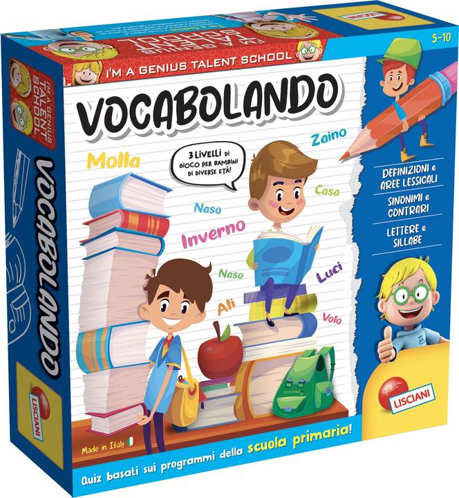 Lisciani I&#39M A GENIUS AT VOCABULARY (Italienisch)