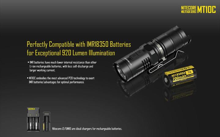 Produktbild Nitecore Mt10c (9.12 cm, 920 lm)