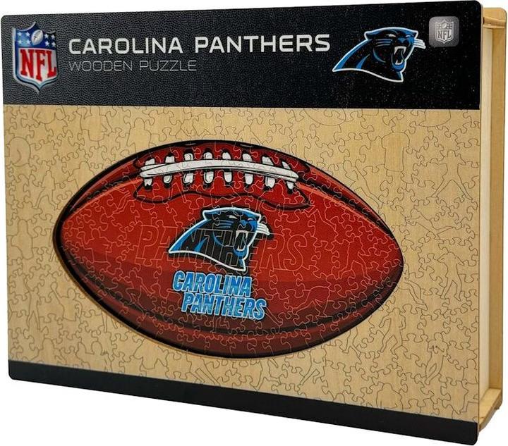 Immagine prodotto Iconic NFL - Carolina Panthers– Football con Logo - Puzzle in Legno Taglia M (270 Pezzi) (270 pezzi)