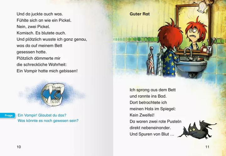 Produktbild Ravensburger Hilfe, ich bin ein Vampir! - Leserabe 2. Klasse - Erstlesebuch für Kinder ab 7 Jahren (Deutsch, Susan Niessen, 2022)