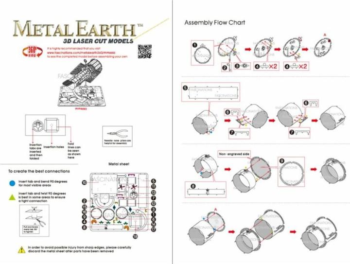Image du produit Metal Earth Télescope Hubble