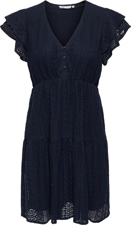 Only Normal geschnitten V-Ausschnitt Kurzes Kleid Kleid