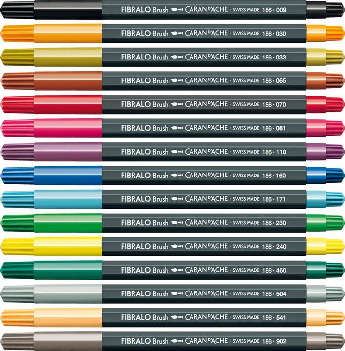 Produktbild Caran d'Ache Fibralo Brush (Pfaugrün, 1 x)