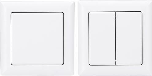 Immagine prodotto Eltako FT55-rw Pulsante senza fili bianco puro con bilanciere e doppio bilanciere