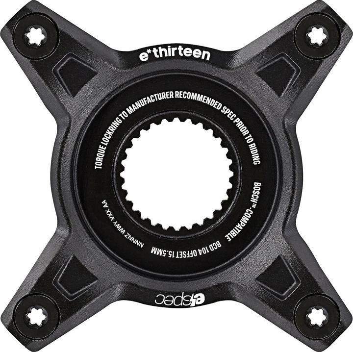 Actual product image e*13 e*spec Direct Mount Adapter, 104mm, 55mm Chainline, Shimano EP8, black
