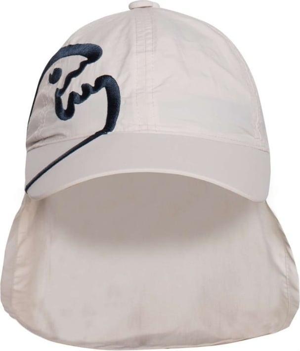 IQ-UV UV Schutz Cap Bites mit Nackenschutz Kinder, stone (1 Stk) (SPF 50+)
