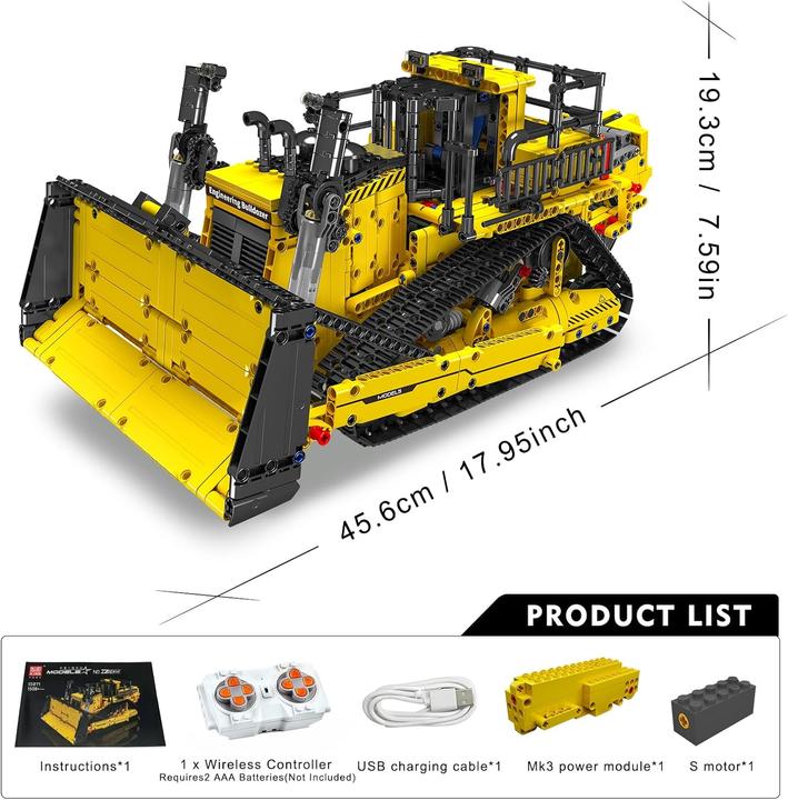 Immagine prodotto Mould King Bulldozer Cat D11