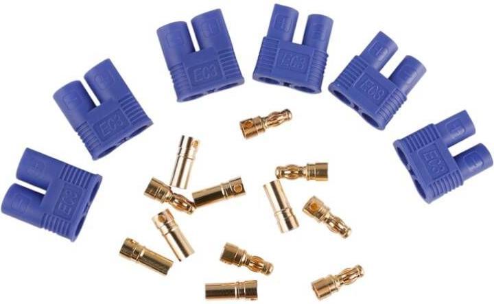 Actual product image Gens Ace EC3 male & female plug (3 pairs)