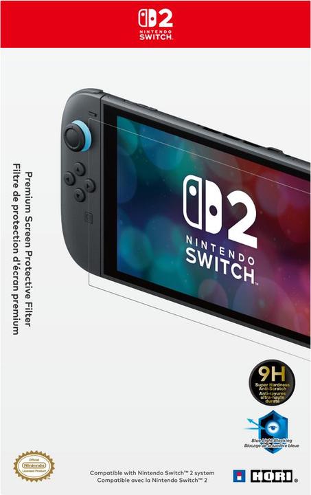 Immagine prodotto HORI NSW2 Screen Protection Premium Schutzfolie offiziell lizenziert (Switch 2)