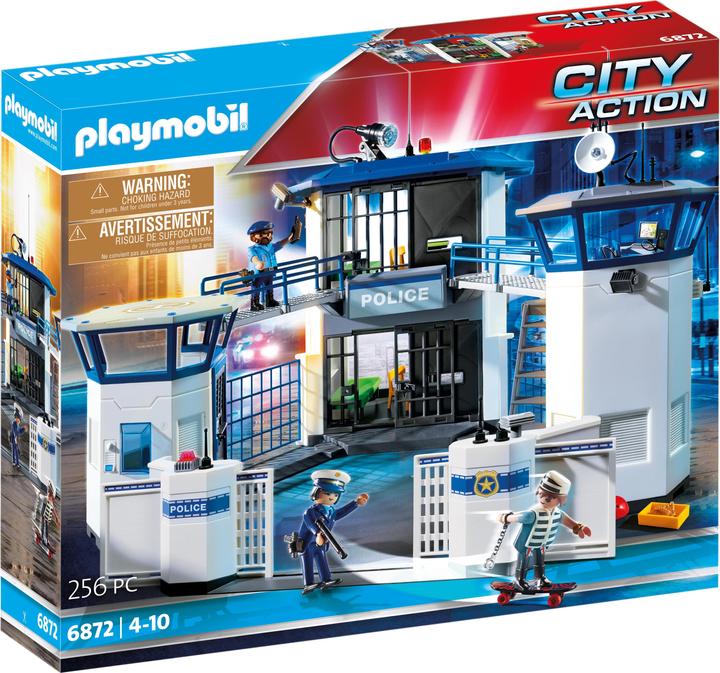Image du produit Playmobil Commissariat de police avec prison (6872, Playmobil City Action)