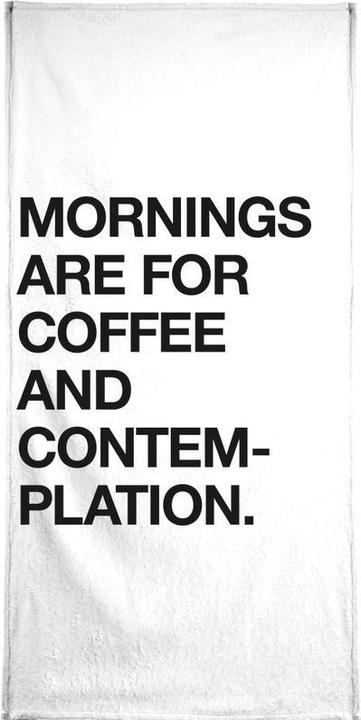 Produktbild Juniqe Contemplation - Kaffee (70 x 140 cm)