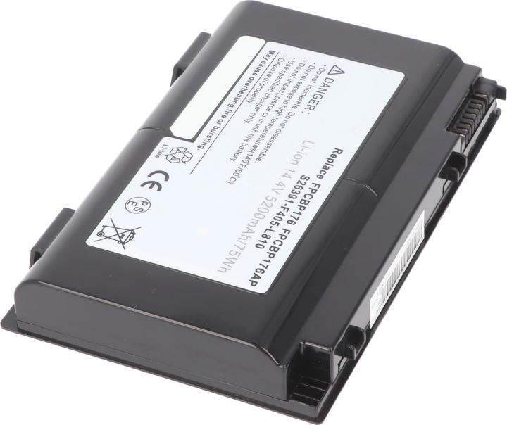 Actual product image XCell 5200mah FPCBP176 Replacement Battery for Fujitsu-Siemens LifeBook E8410, E8420 14.4V (5200 mAh)