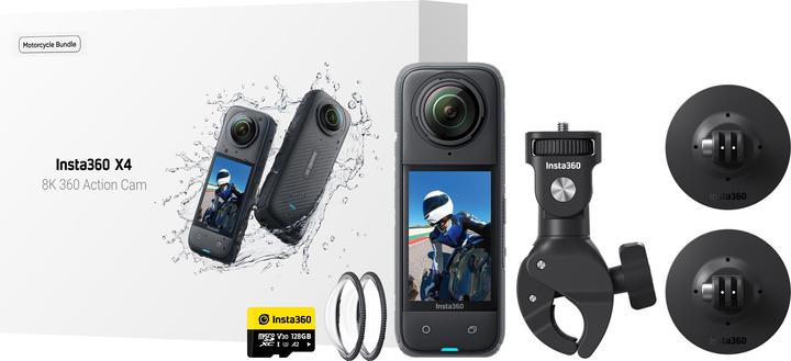 Insta360 X4 Motorcycle Bundle (30p, Bluetooth, WLAN)