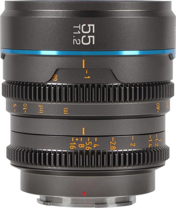 Image du produit Sirui MS55E-G Night Walker 55mm T1.2 S35 Cine Objective (E-Mount Gun Metal Gray) (Nouveauté) (Offre) (Sony E, APS-C / DX)