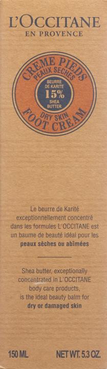 Actual product image L'Occitane Foot cream (Foot cream & foot gel, 150 ml)