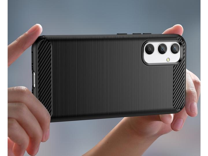 Immagine prodotto Screenguard Carbon Brushed Soft TPU Case (Samsung Galaxy A35)