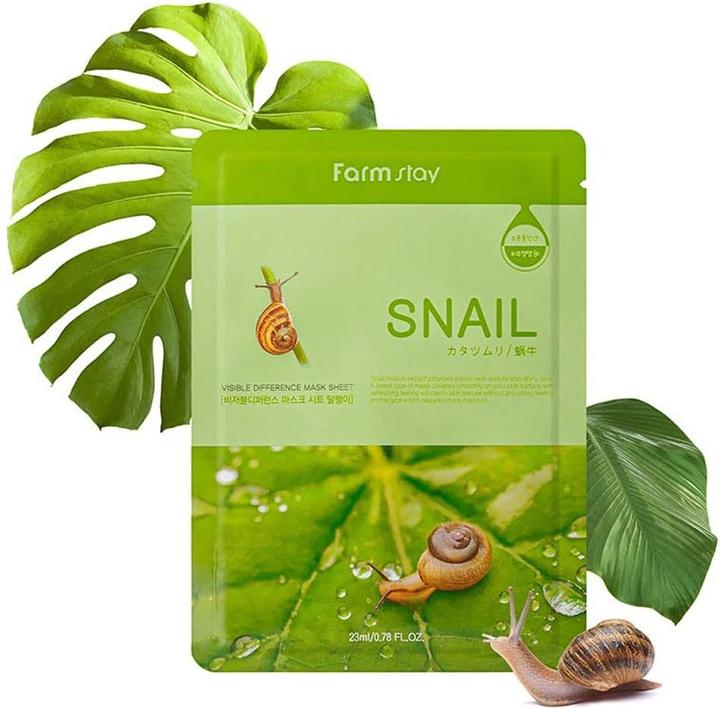 Produktbild Farm Stay Visible Difference Mask Sheet Snail (1000 ml)