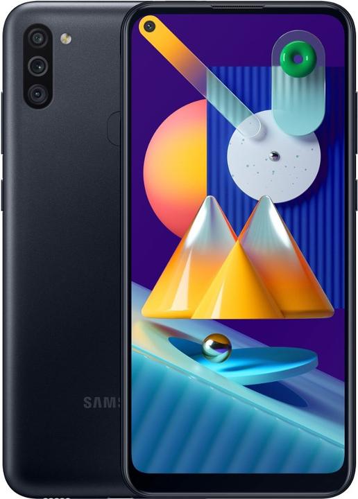 Image du produit Samsung Galaxy M11 UE (3 Go, Noir, 6.40", Double SIM, 13 Mpx, 4G)