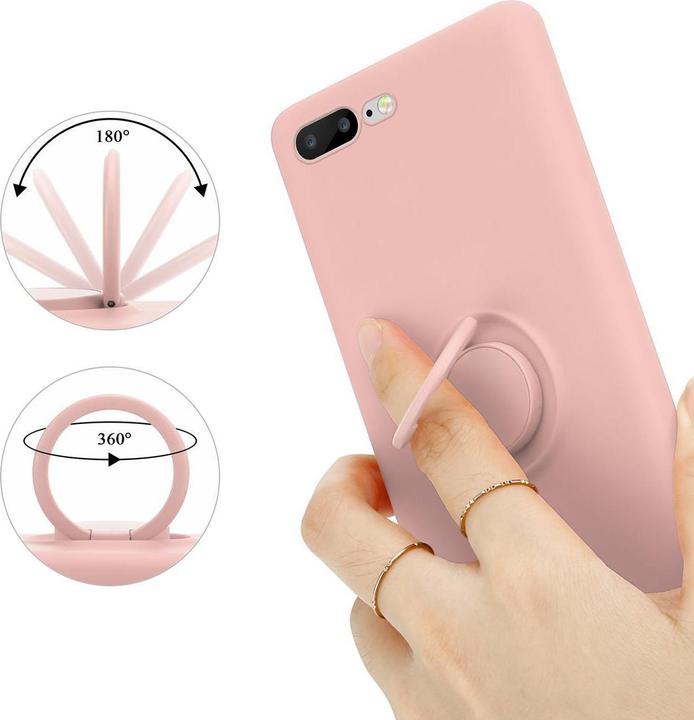 Produktbild Cadorabo TPU Liquid Ring Silicone Case Hülle (Apple iPhone 7 Plus, Apple iPhone 7s Plus)