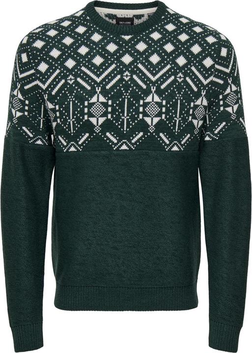 Only & Sons ONSEZ REG 7 JAQ CREW KNIT Strickpullover