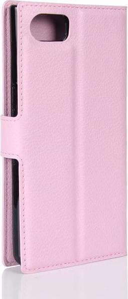 Produktbild Litchi Leder Bookcover (Blackberry KEYone)