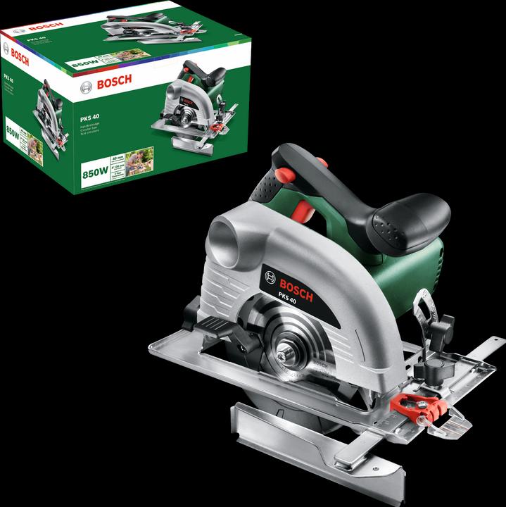 Actual product image Bosch Home & Garden PKS 40 portable circular saw, with Optiline Wood circular saw blade