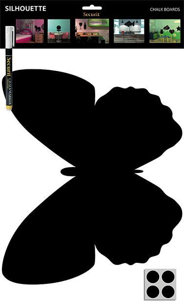 Image du produit Securit Papillon Silhouette (Tableau noir, 30 x 36 cm)