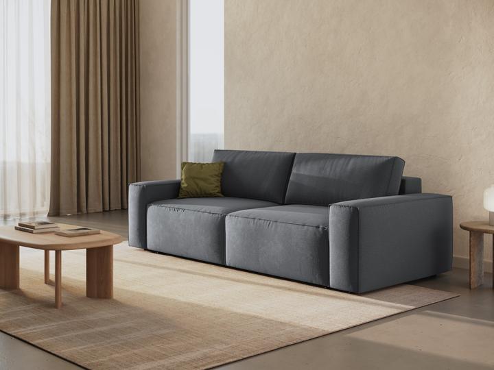 Actual product image Micadoni Sofa With Bed Function And Box, "Jodie", 3 Seats, 247x107x86 Made in Europe (2 person sofa, 3-seater, 4-seater)