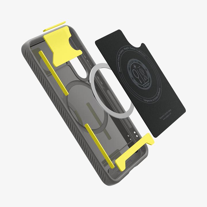 Image du produit Spigen Rugged Armor Mag MagSafe Hülle für Samsung Galaxy S25 – grau (Samsung Galaxy S25)