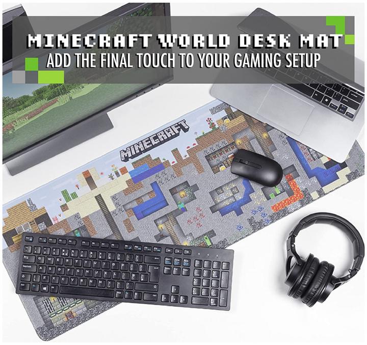Immagine prodotto Paladone Products Minecraft World XL Mouse Pad (30x80cm) (XL)