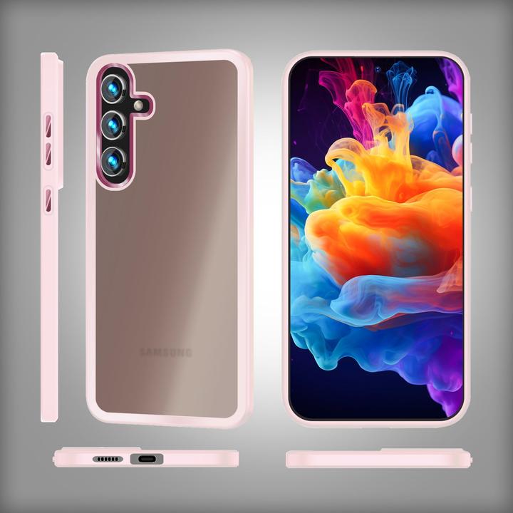 Produktbild Nalia Semi-Transparente Hybrid Hülle mit Schutzrahmen (Samsung Galaxy S24+)