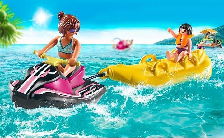 Produktbild Playmobil Starter Pack Wasserscooter mit Bananenboot (70906, Playmobil Family Fun)