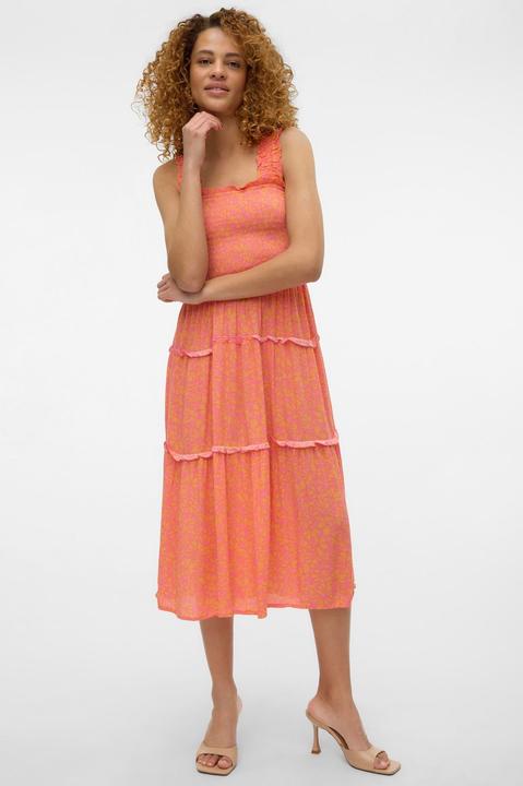 Actual product image Vero Moda Vmmenny Sl Smock Calf Dress Wvn Ga Dress (XL)