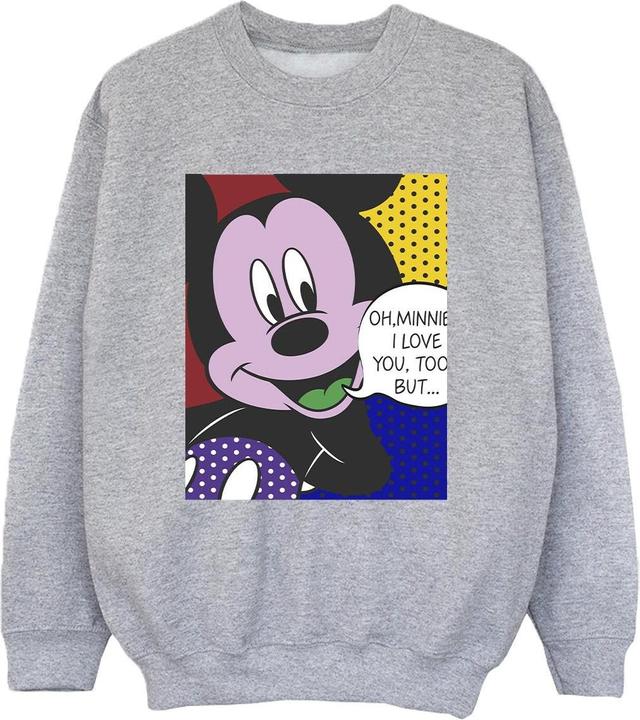 Actual product image Disney Boys Mickey Mouse Oh Minnie Pop Art Sweatshirt (152, 158)