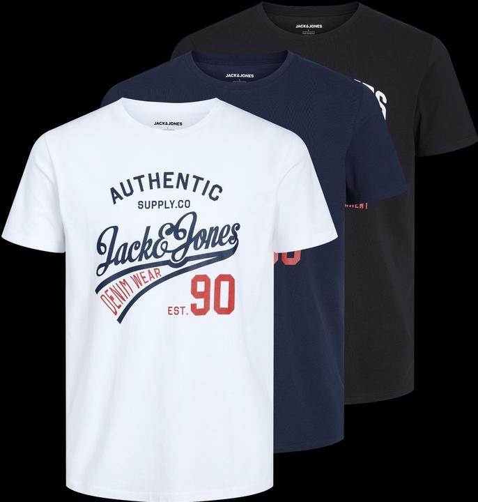 Actual product image Jack & Jones 3-pack T-shirt (XS)